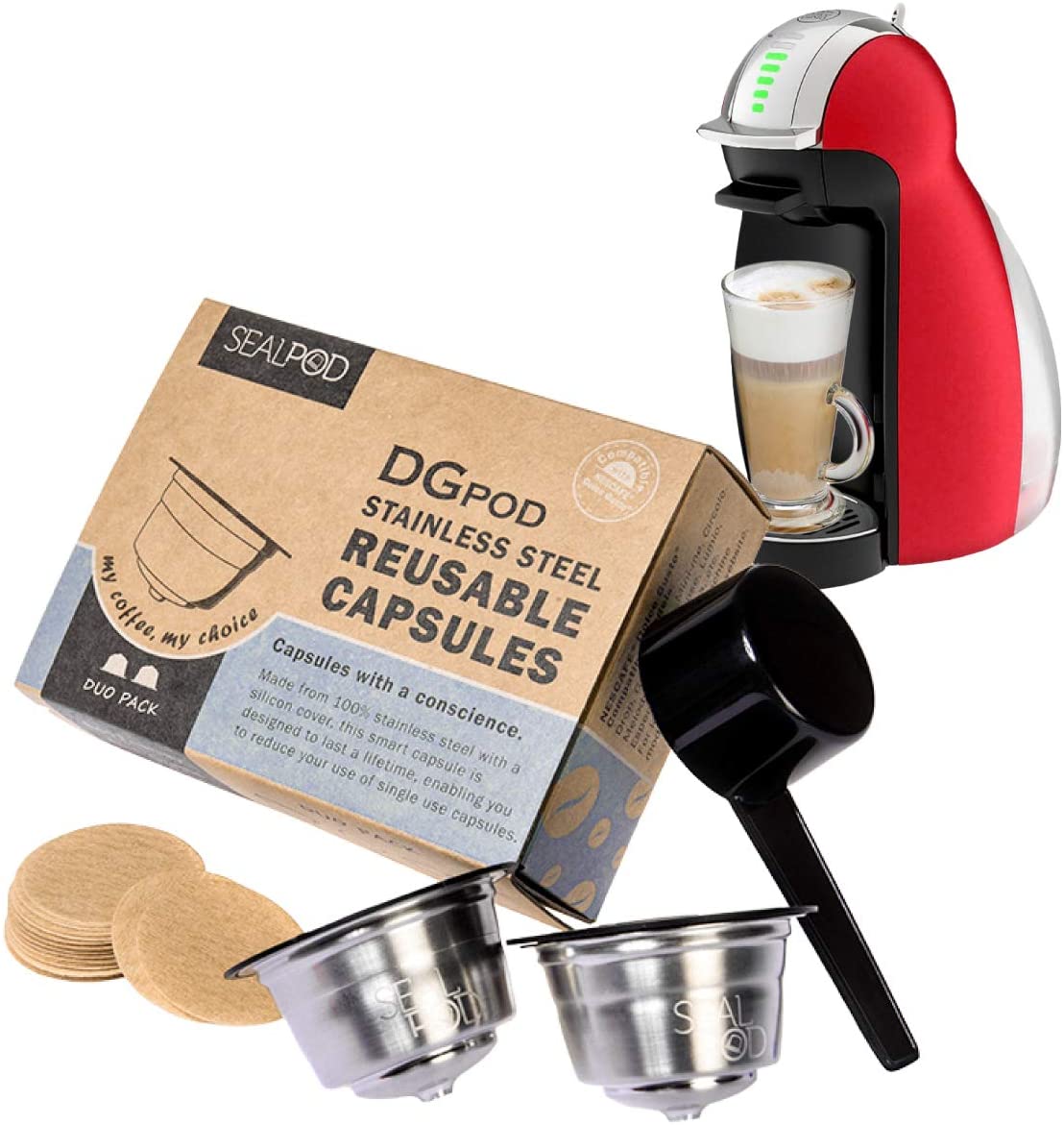 Nescafe Dolce Gusto Stainless Steel Reusable Capsule – Organic Boutique  Barcelona