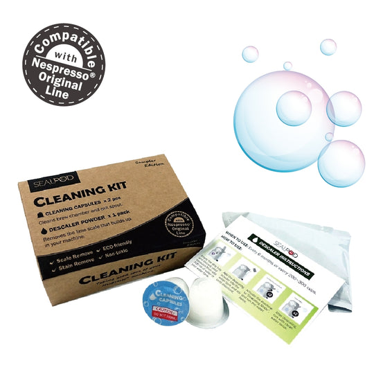 Cleaning kit  (Descale powder 1 pack + Cleaning capsule 2pcs)