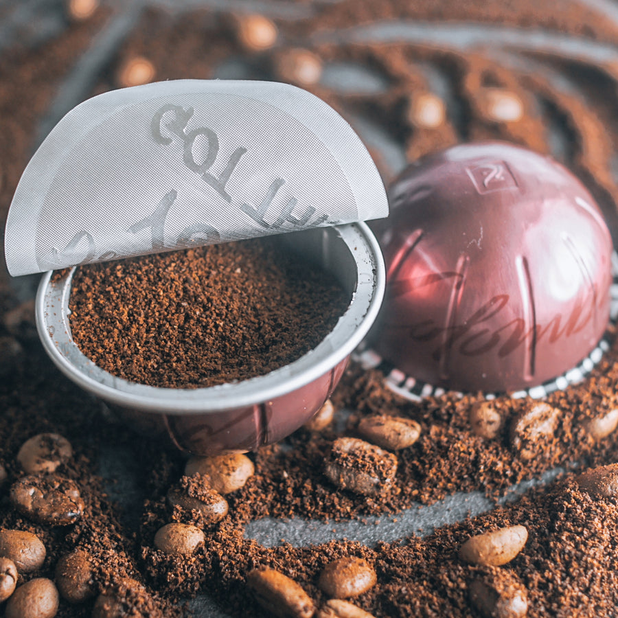 Nespresso Vertuoline Pods Sticker Lids(120 pack)| <Sealpod> with fresh coffee