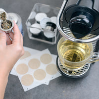 Filling Tea with Sealpod reusable capsules for Nespresso Machines