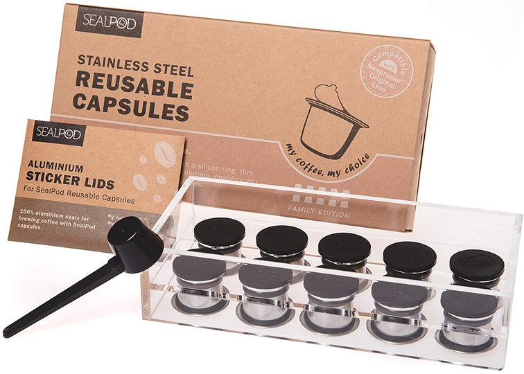 Nespresso reusable pods (10 pods package)